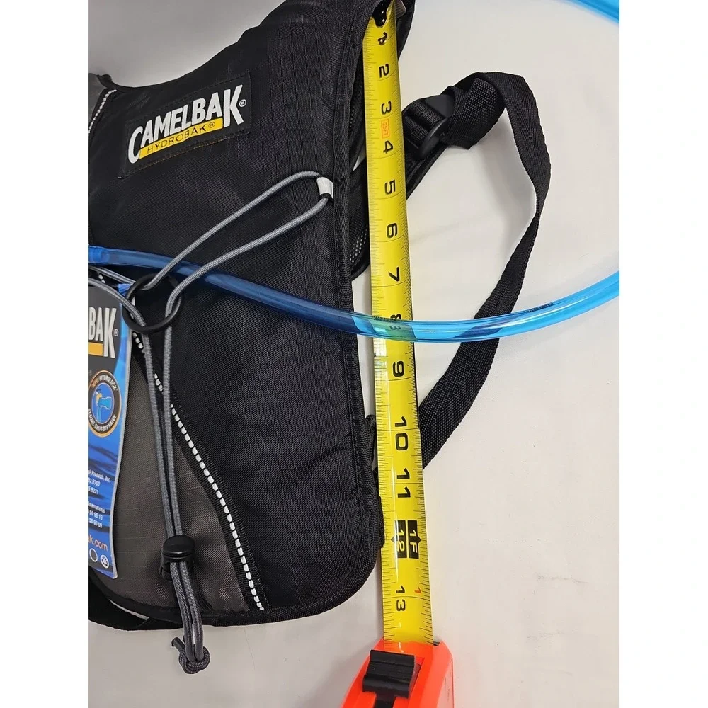 CamelBak HydroBak Hydration Pack NEW W/TAGS Black/Gray 1.5L/50oz Hydrolock